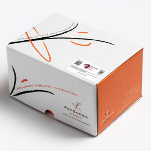 Prognosis Biotech Almond-Free test kit packaging for rapid almond allergen detection in food and surfaces, distributed by GeneVizion Indonesia.