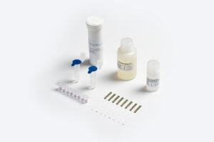 Symmetric Ochratoxin Green lateral flow test kit by Prognosis Biotech for Ochratoxin A detection in food safety laboratories Indonesia.