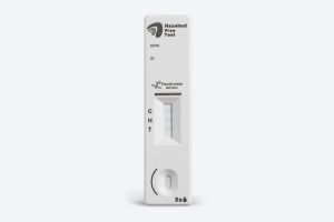 Prognosis Biotech Hazelnut Free Test lateral flow cassette for rapid allergen detection in Indonesia.